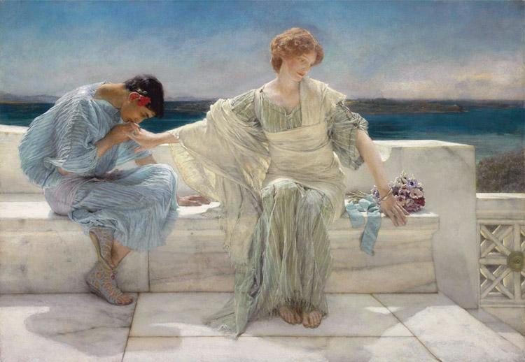 Alma-Tadema, Sir Lawrence Ask Me No More (mk23) Germany oil painting art